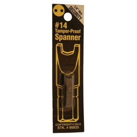 BEST WAY TOOLS 86825 1 in. Tamper Proof Spanner Bit 2400364